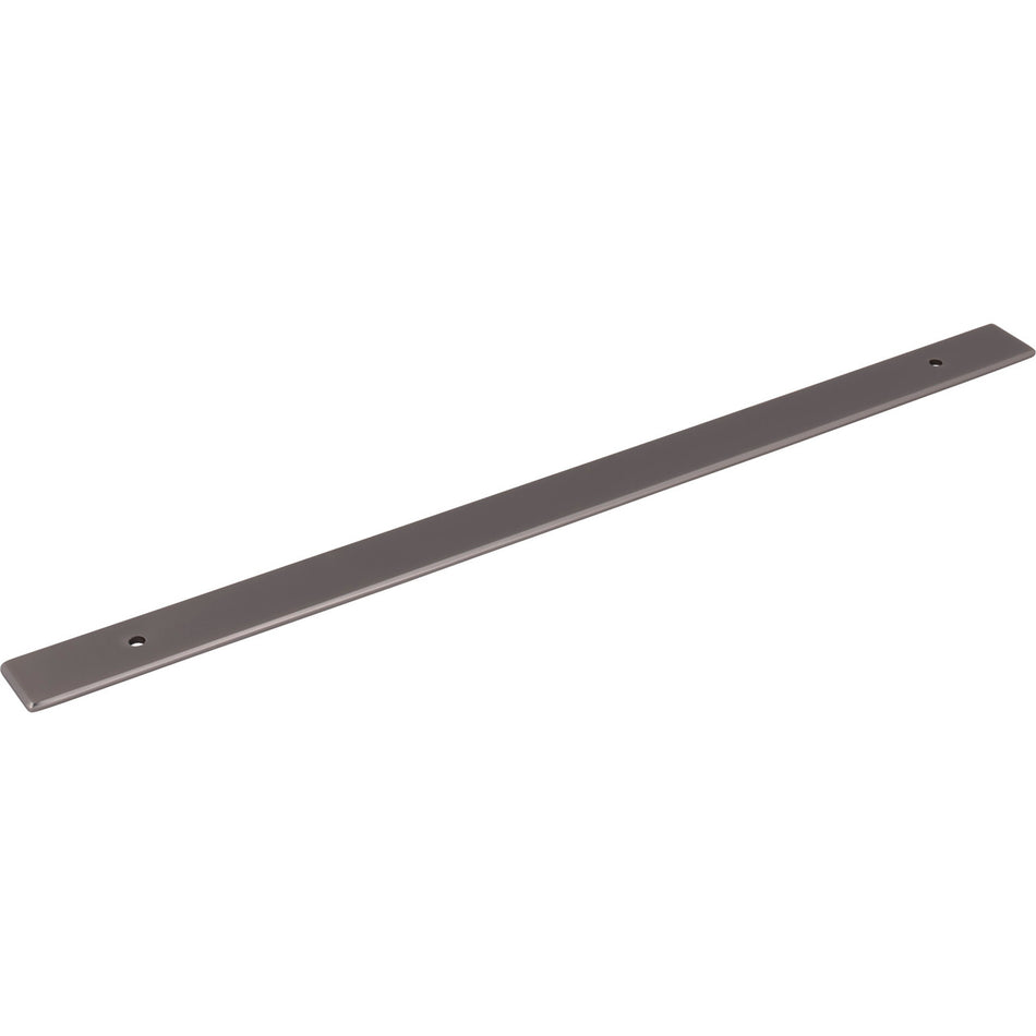 Top Knobs TK3286AG: 1" Radcliffe  Backplate - Ash Grey