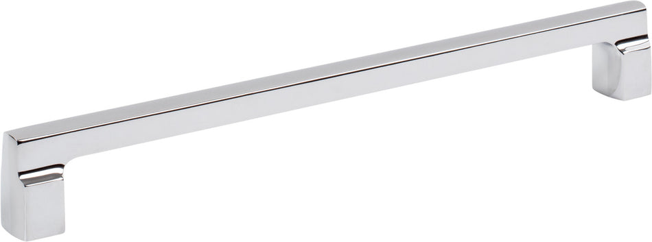 Atlas A526-CH: 224mm cc Reeves Square Bar Cabinet Pull - Polished Chrome