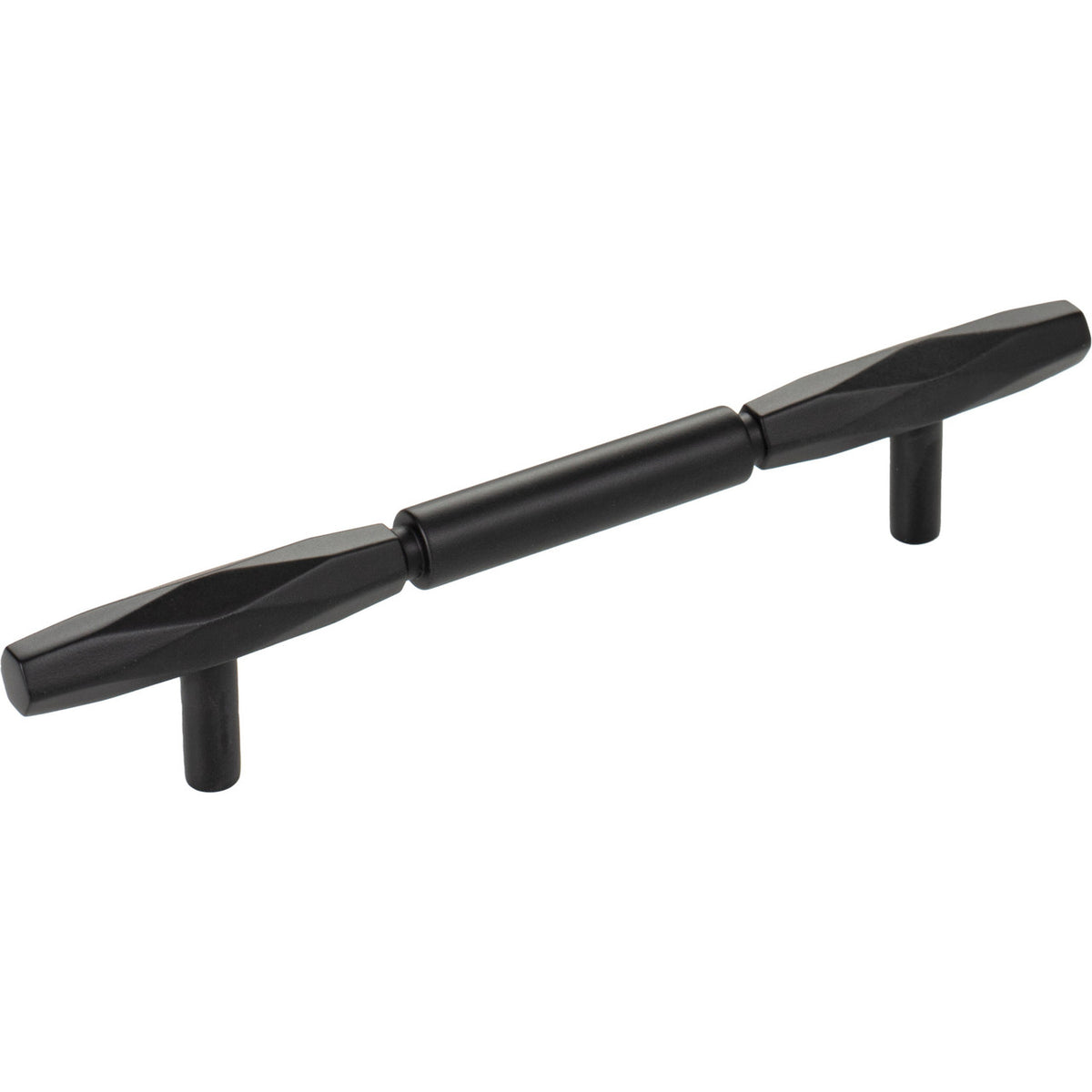 Top Knobs TK3082BLK: 5-1/16" cc Regent's Park Kingsmill Cabinet Pull - Flat Black