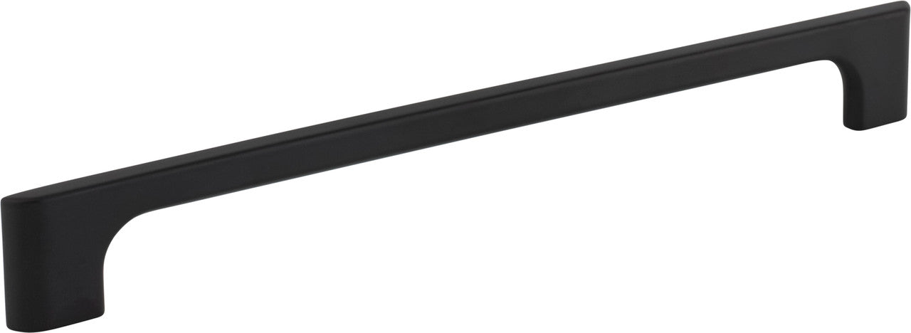 Jeffrey Alexander 286-224MB: 224mm cc Leyton Cabinet Pull - Matte Black