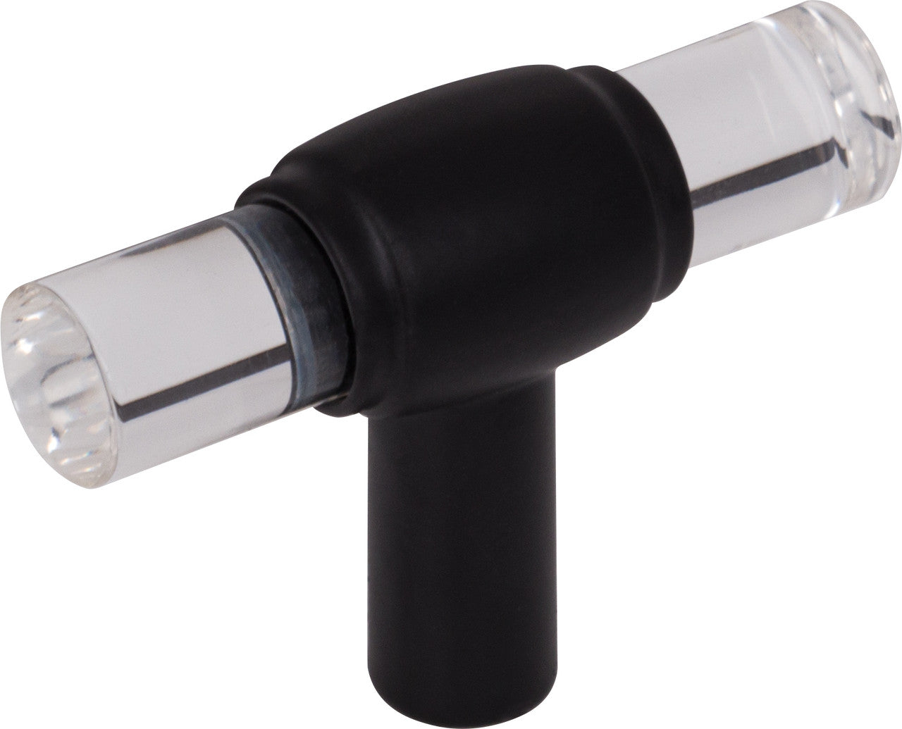 Jeffrey Alexander 775L-MB : 2" Carmen T-Bar Cabinet Knob - Matte Black
