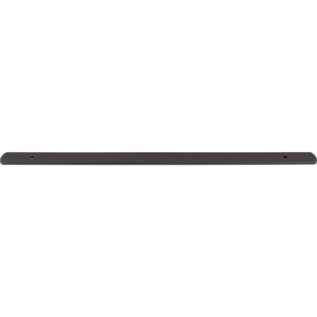 Top Knobs TK3276AG: 15" Wescott  Backplate - Ash Grey