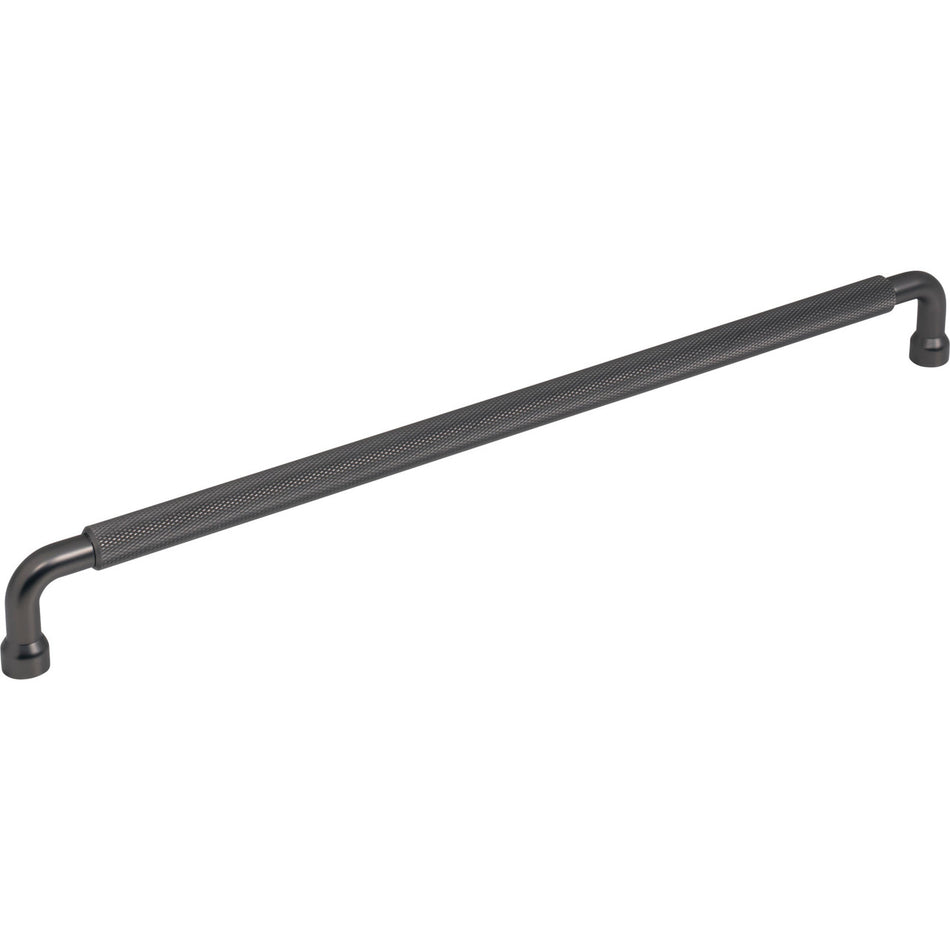 Top Knobs TK3267AG: 12" cc Garrison Bar Cabinet Pull - Ash Grey