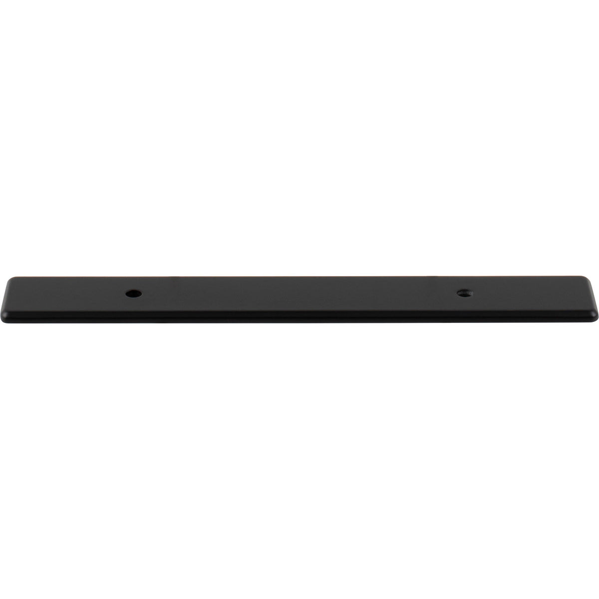 Top Knobs TK3281BLK: 1" Radcliffe  Backplate - Flat Black