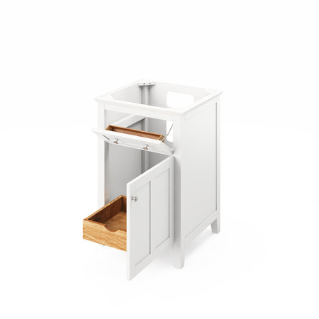 Cabinet showing open doors and/or drawers.