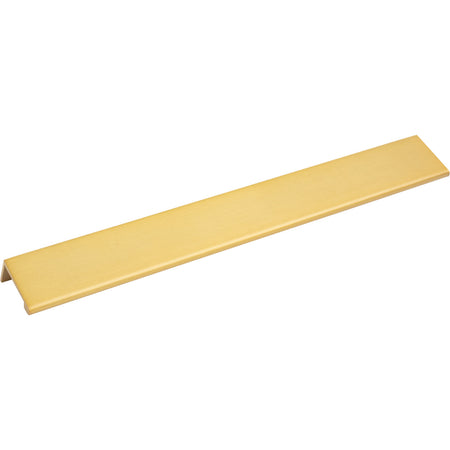 Elements A500-12ABG: 90mm cc Edgefield Finger Cabinet Pull - Aluminum Brushed Gold