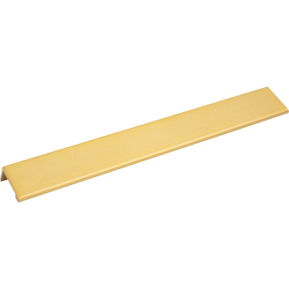Elements A500-12ABG: 90mm cc Edgefield Finger Cabinet Pull - Aluminum Brushed Gold