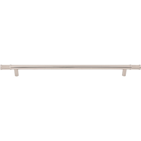 Top Knobs TK3239PN: 18" cc Burnham Bar Cabinet Pull - Polished Nickel