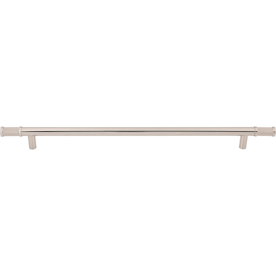 Top Knobs TK3239PN: 18" cc Burnham Bar Cabinet Pull - Polished Nickel