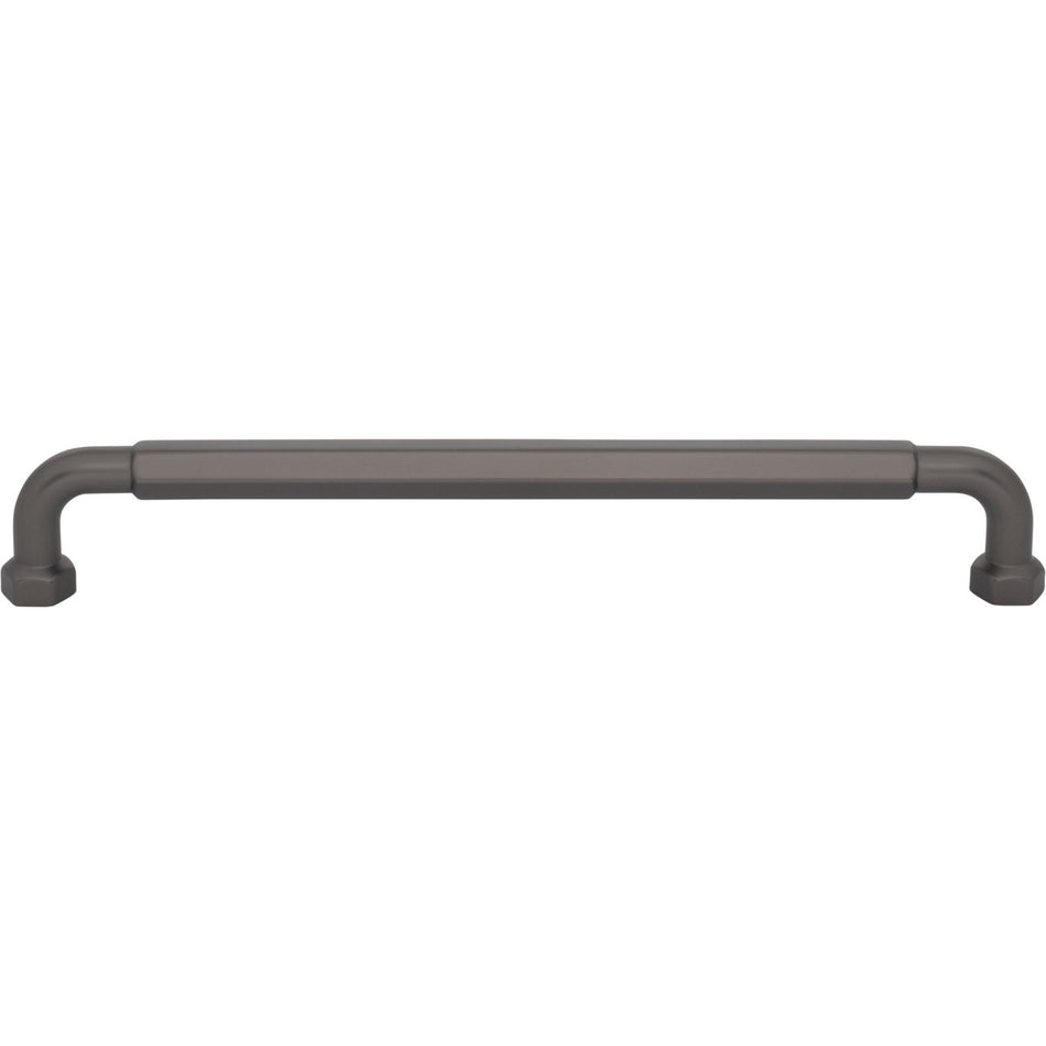 Top Knobs TK3204AG: 7-9/16" cc Dustin Cabinet Pull - Ash Gray