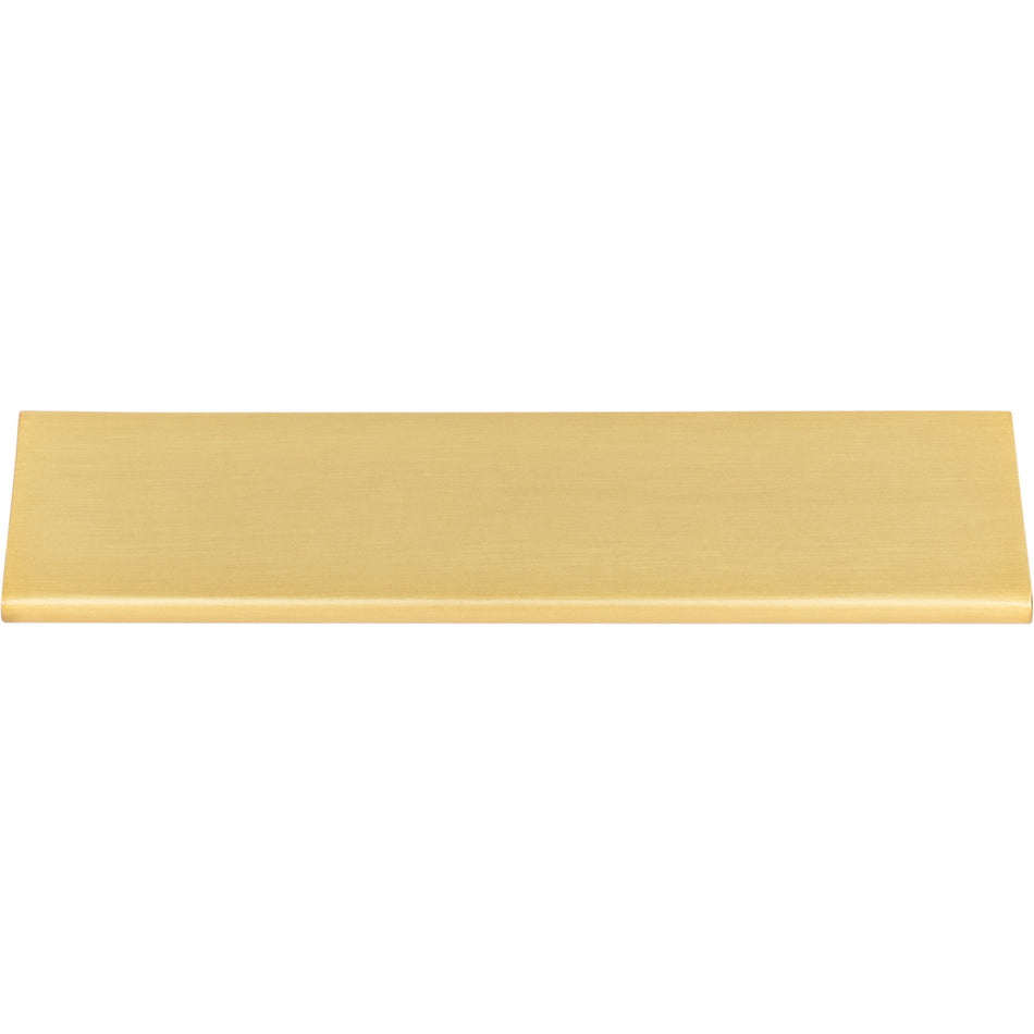 Elements A500-6ABG: 127mm cc Edgefield Finger Cabinet Pull - Aluminum Brushed Gold