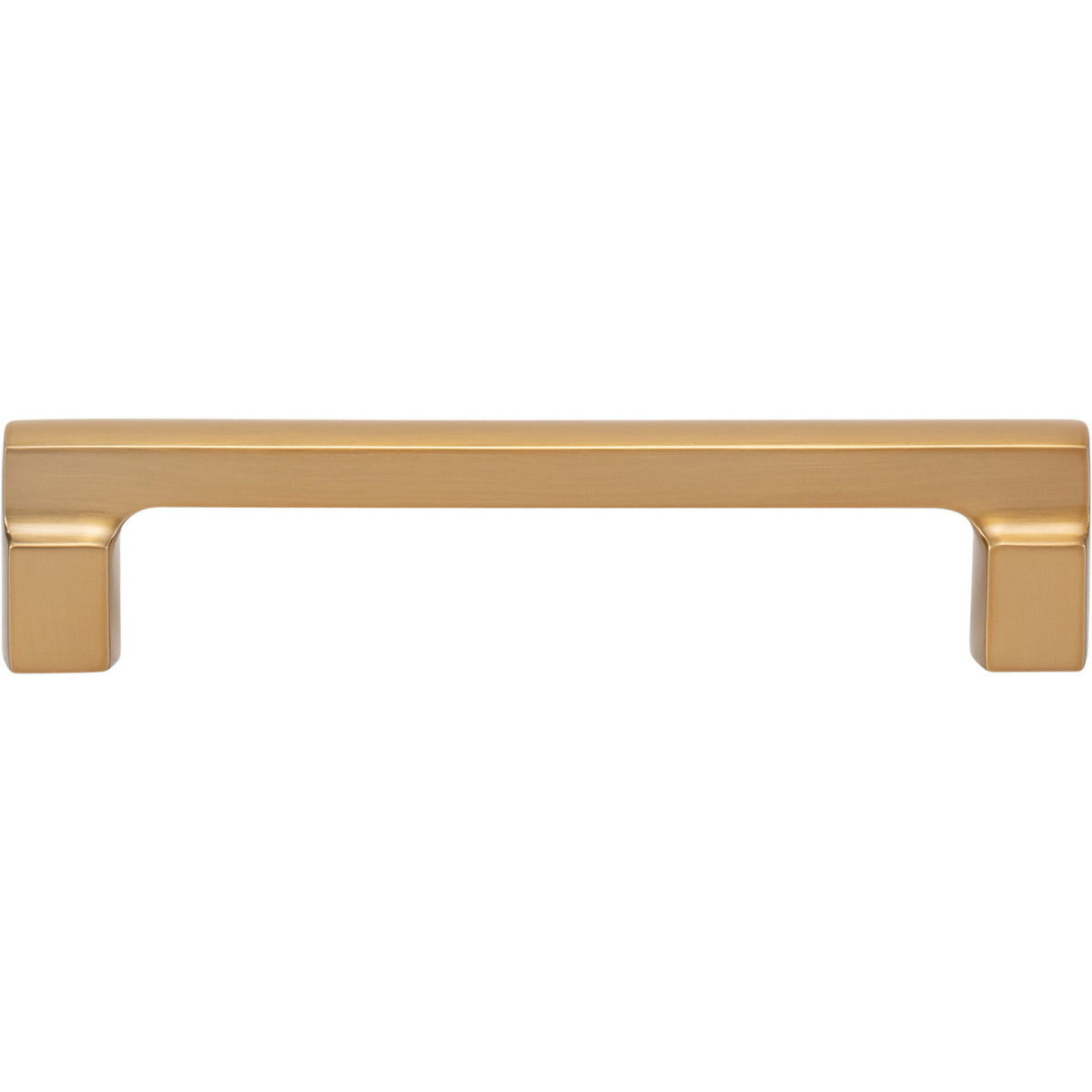 Atlas A523-WB: 128mm cc Reeves Square Bar Cabinet Pull - Warm Brass