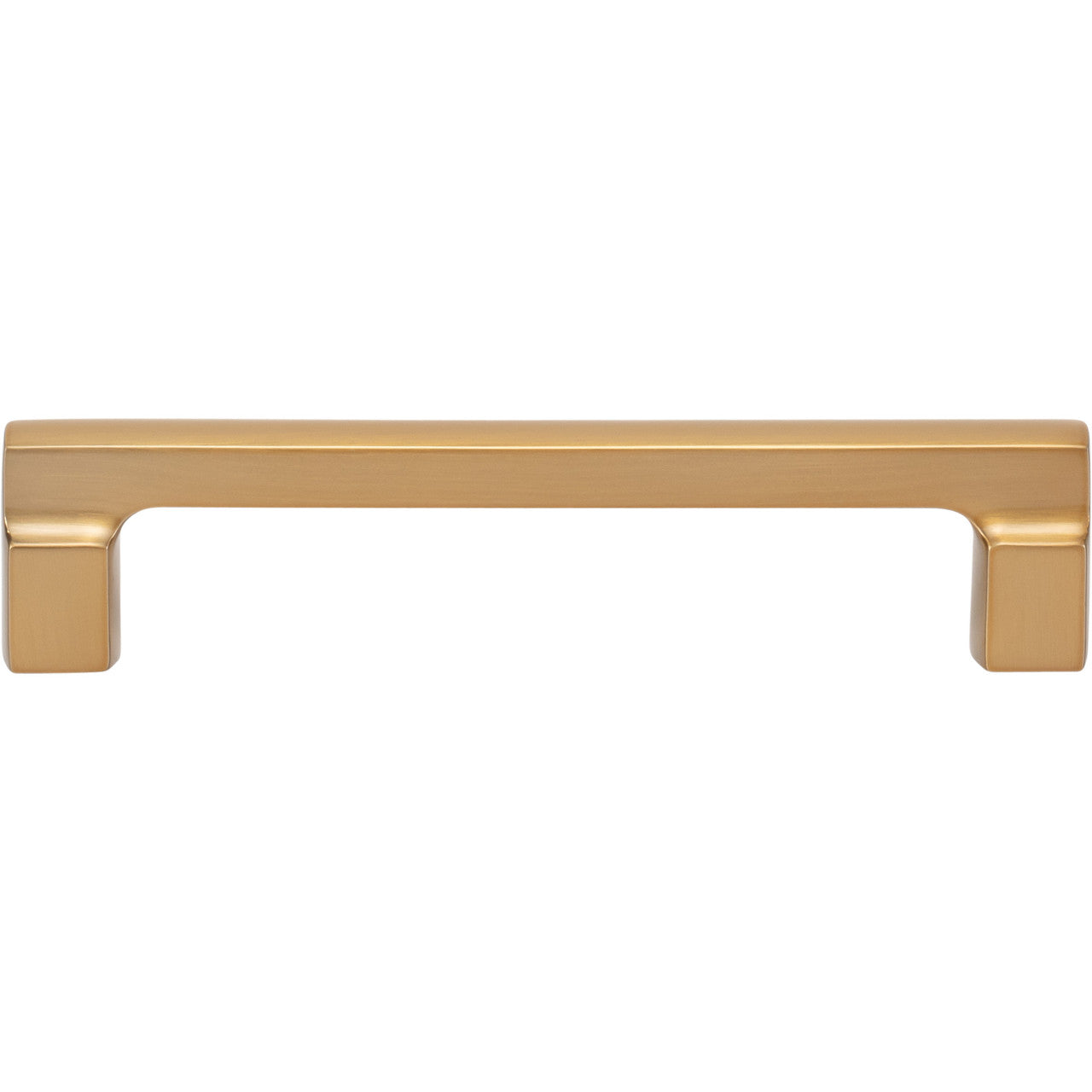 Atlas A523-WB: 128mm cc Reeves Square Bar Cabinet Pull - Warm Brass