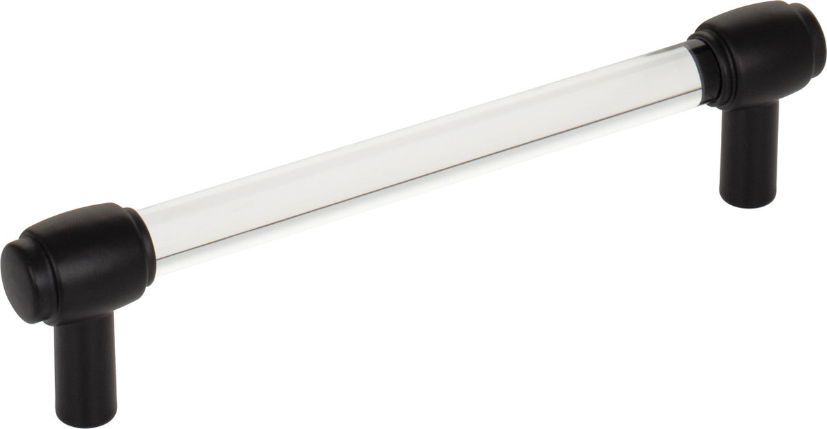 Jeffrey Alexander 775-128MB : 128mm cc Carmen Bar Cabinet Pull - Matte Black