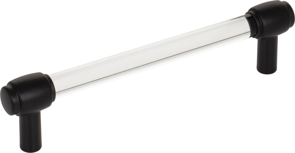 Jeffrey Alexander 775-128MB : 128mm cc Carmen Bar Cabinet Pull - Matte Black