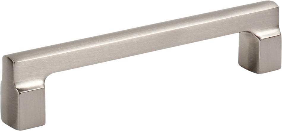 Atlas A523-BRN: 128mm cc Reeves Square Bar Cabinet Pull - Brushed Nickel