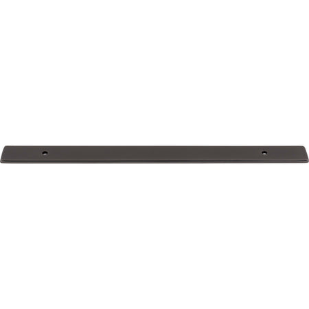 Top Knobs TK3284AG: 1" Radcliffe  Backplate - Ash Grey