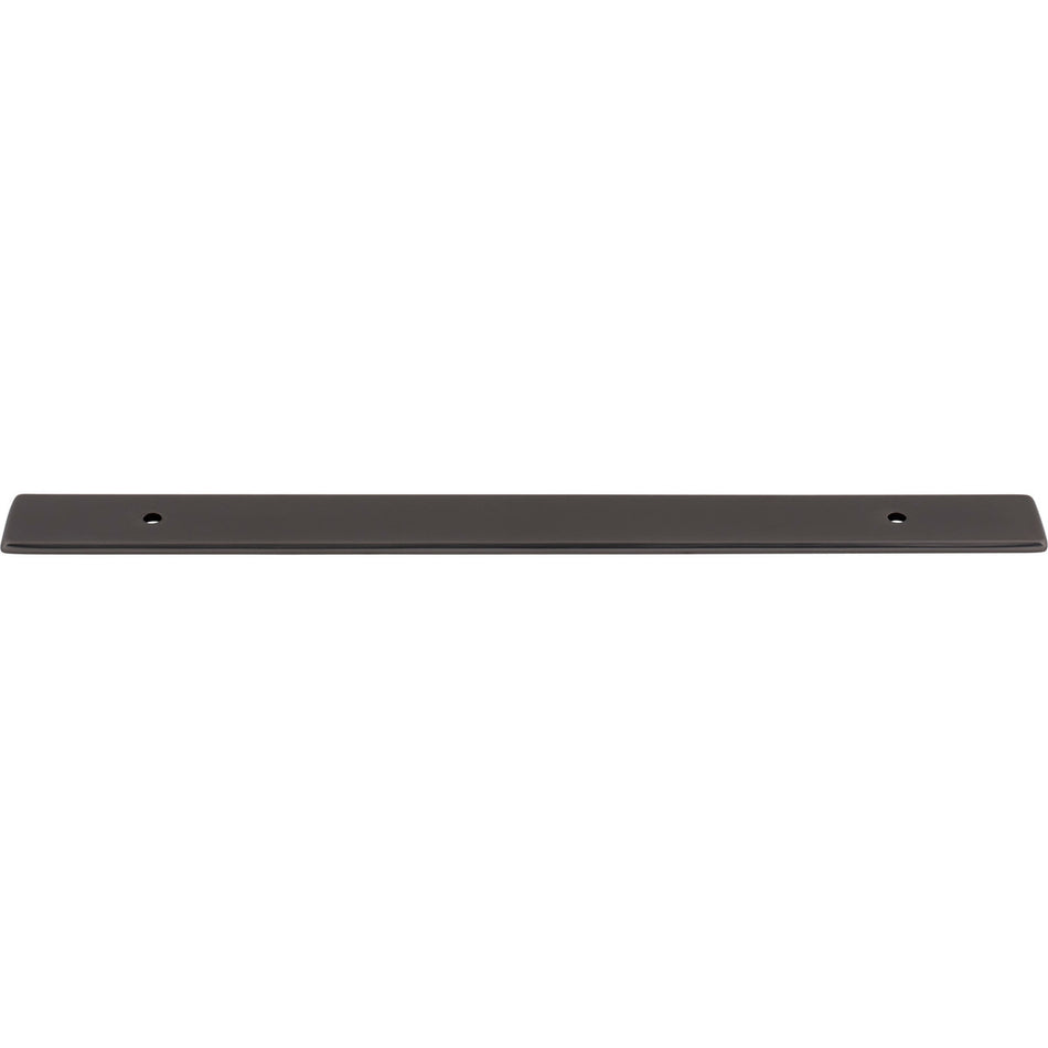 Top Knobs TK3284AG: 1" Radcliffe  Backplate - Ash Grey