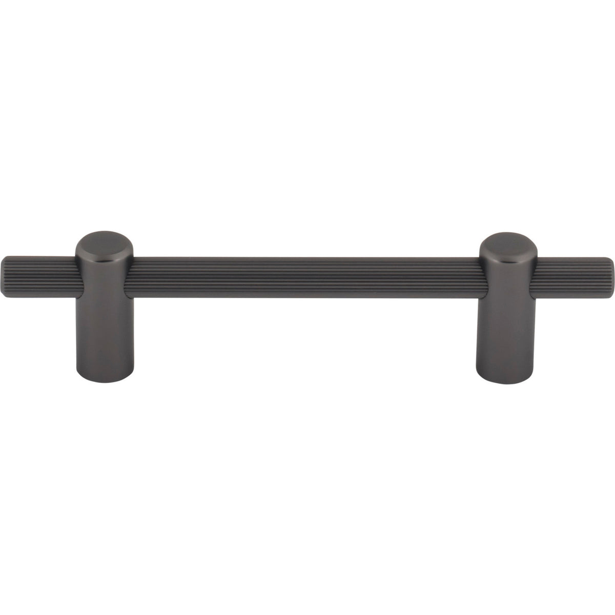 Top Knobs TK3252AG: 3-3/4" cc Dempsey Bar Cabinet Pull - Ash Grey