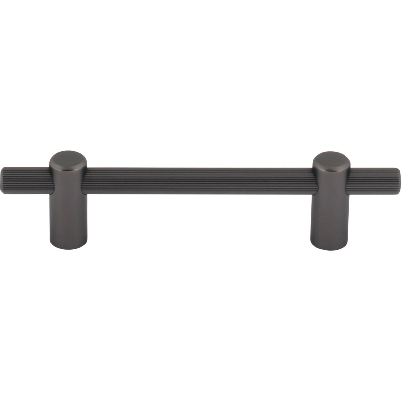 Top Knobs TK3252AG: 3-3/4" cc Dempsey Bar Cabinet Pull - Ash Grey