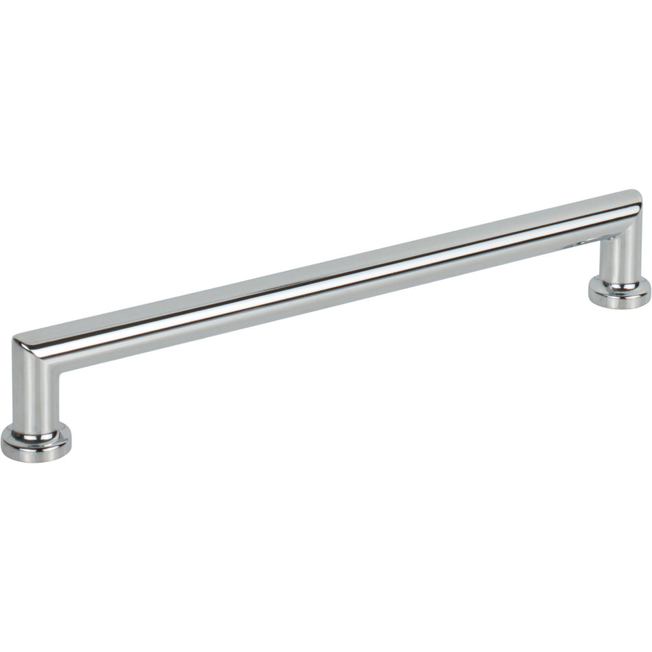 Top Knobs TK3154PC: 7-9/16" cc Morris D-Handle Cabinet Pull - Polished Chrome