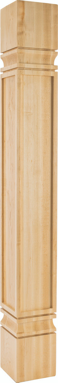 Hardware Resources PS-9-5-42-WB: Square Mission Post - White Birch