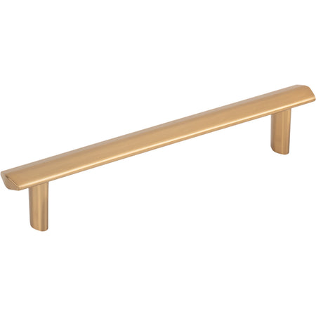Elements 641-128SBZ: 128mm cc William Bar Cabinet Pull - Satin Bronze