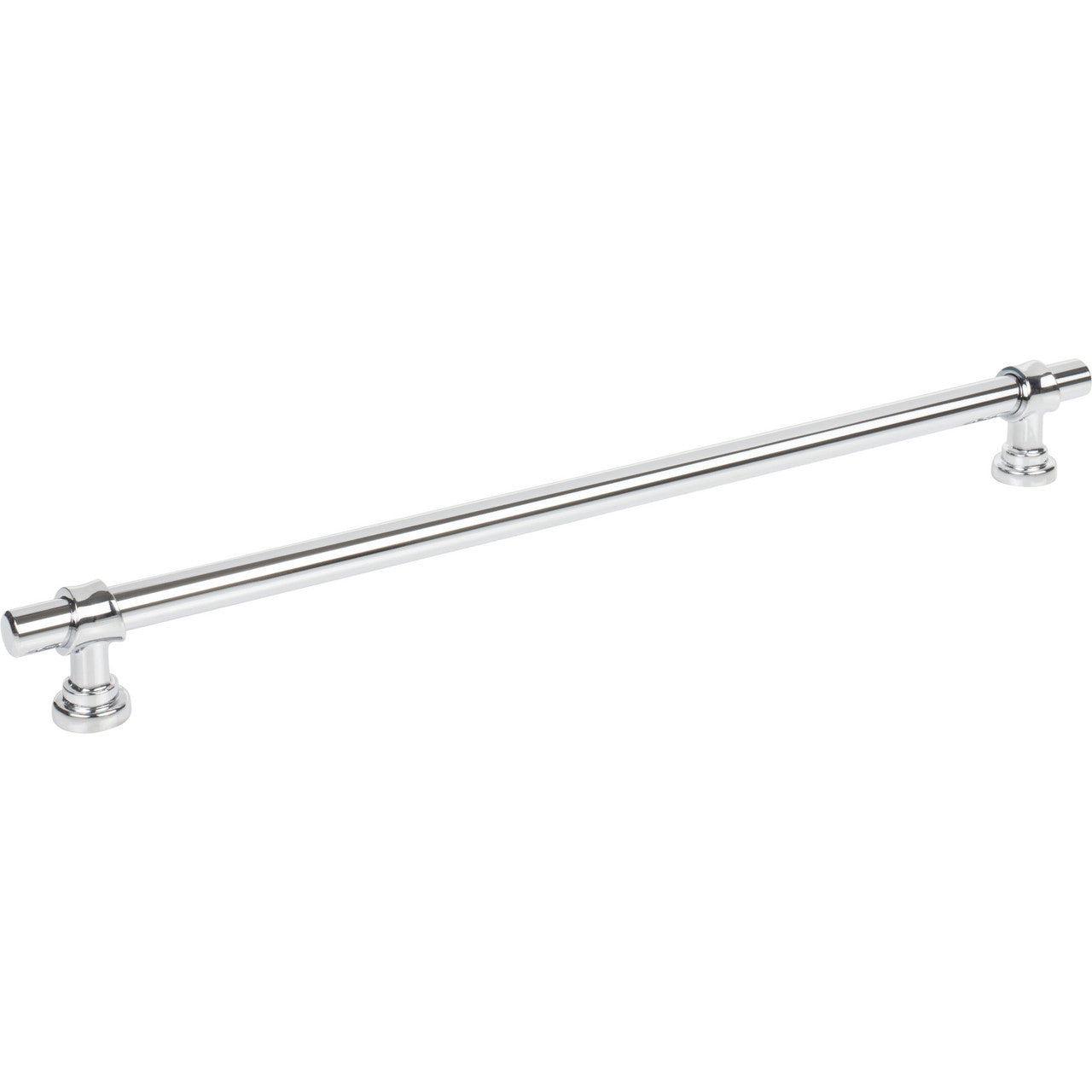Top Knobs M2756: 12" cc Dakota Bit Cabinet Pull - Polished Chrome