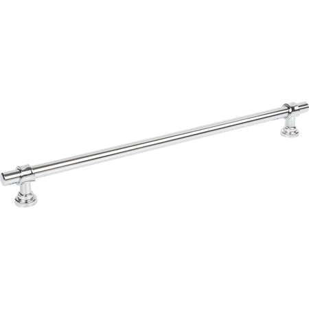 Top Knobs M2756: 12" cc Dakota Bit Cabinet Pull - Polished Chrome