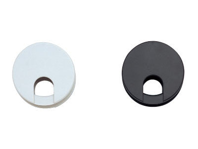 Sugatsune LS76BL: 3" Double Sided Cable Grommet - Black