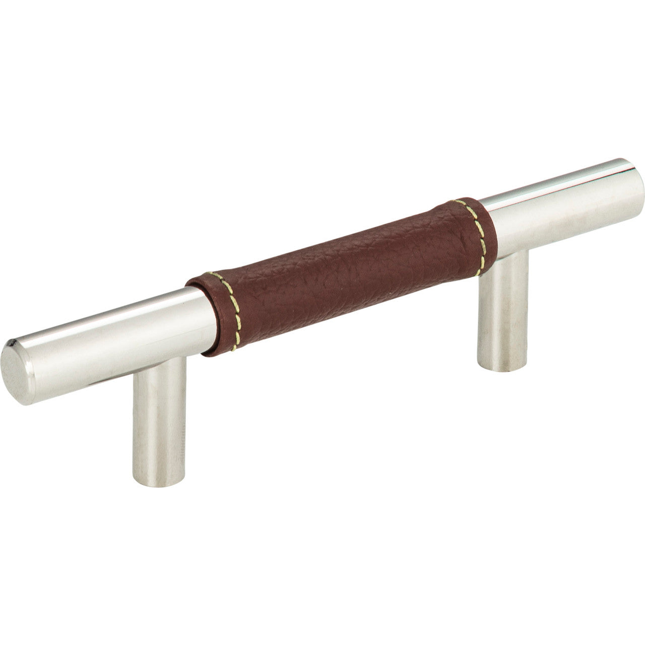 Atlas 280-OW-CH: 3" cc Zanzibar Cabinet Pull - Brown/Polished Chrome
