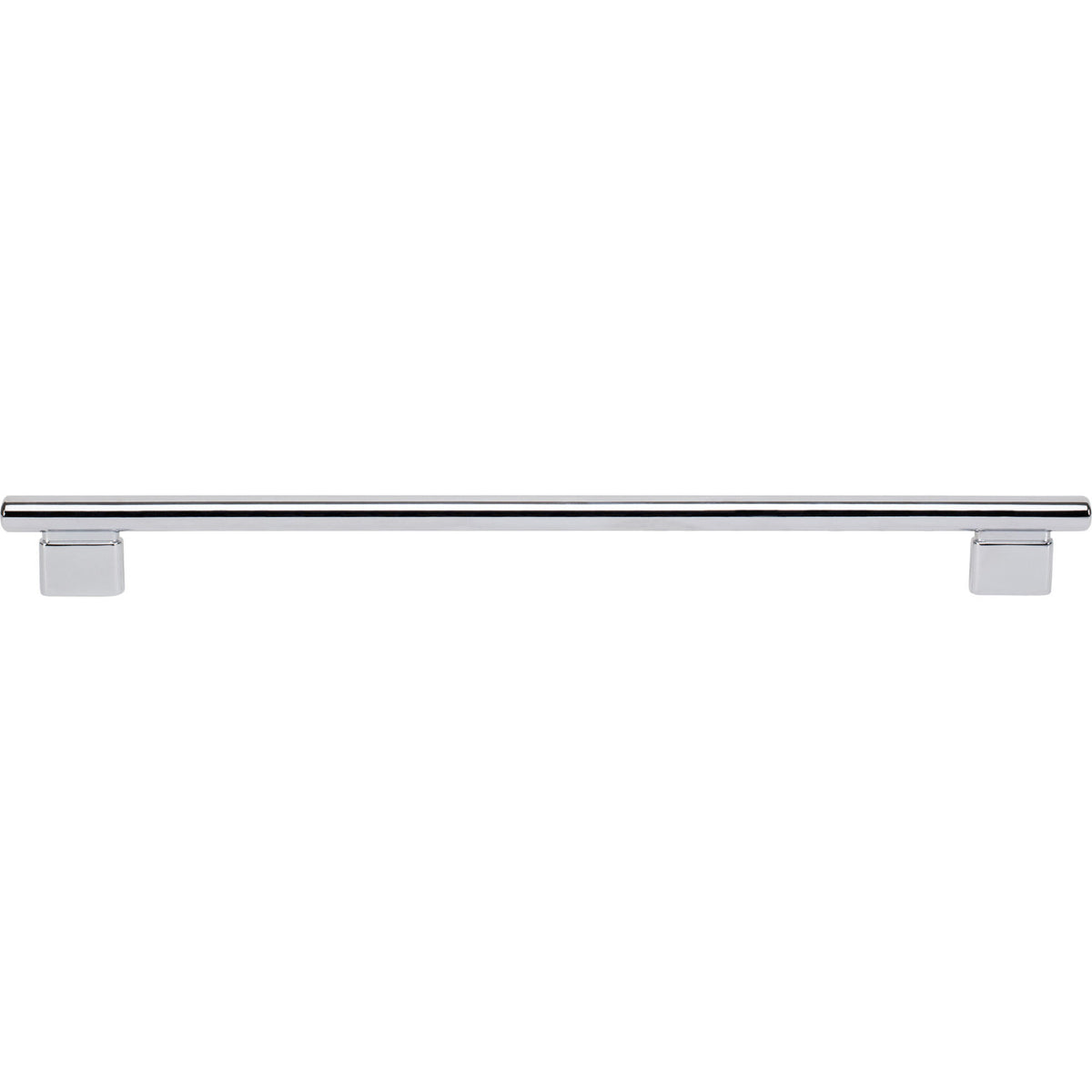 Atlas A517-CH: 12" cc Holloway Round Bar  Appliance Pull - Polished Chrome