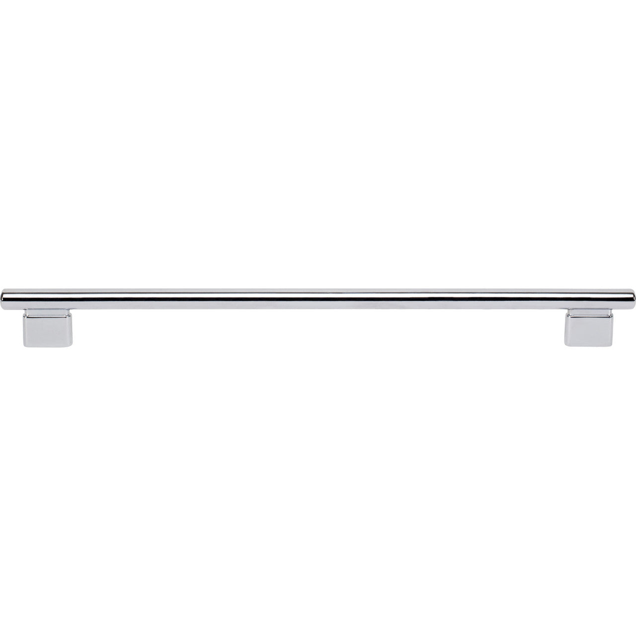 Atlas A517-CH: 12" cc Holloway Round Bar  Appliance Pull - Polished Chrome