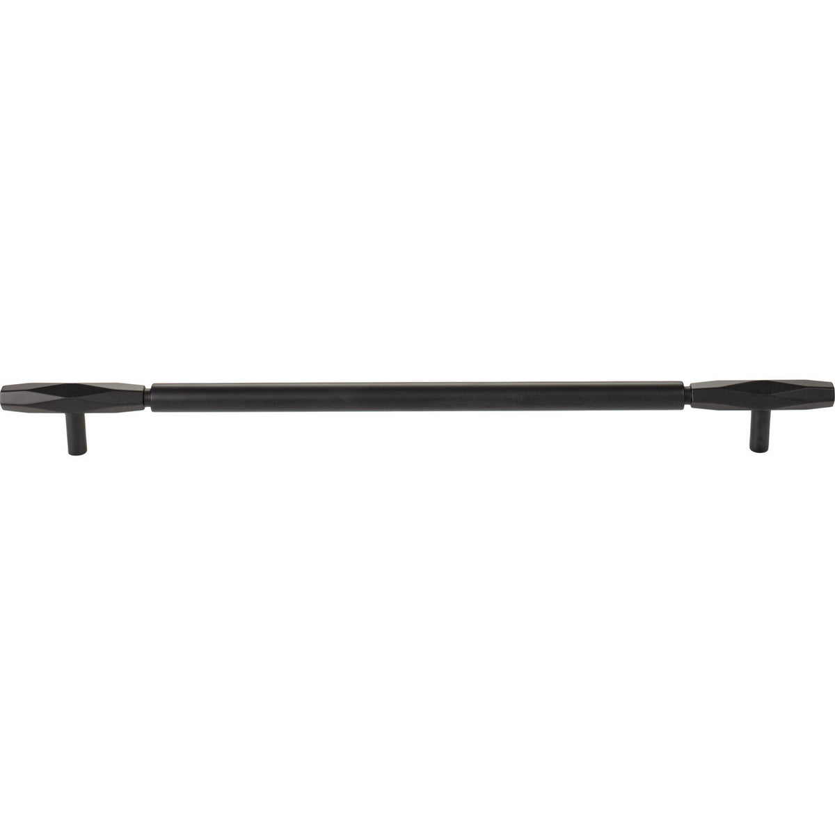 Top Knobs TK3088BLK: 18" cc Regent's Park Kingsmill Cabinet Pull - Flat Black