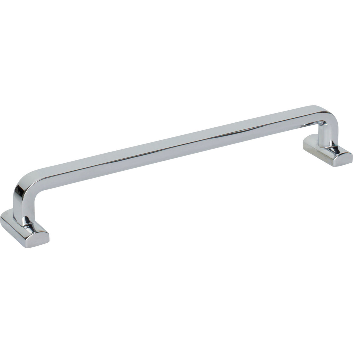 Top Knobs TK3165PC: 7-9/16" cc Harrison D-Handle Cabinet Pull - Polished Chrome