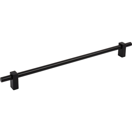 Jeffrey Alexander 478-305MB: 305mm cc Larkin Bar Cabinet Pull - Matte Black