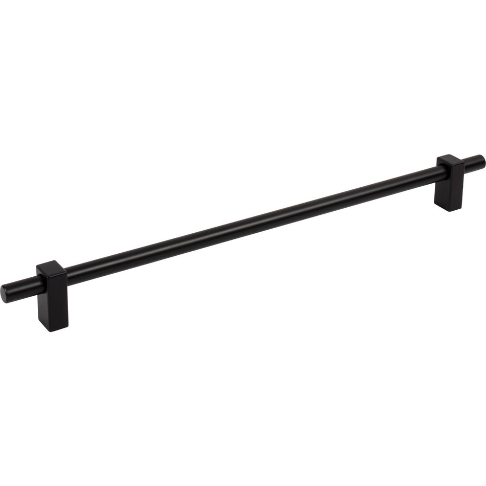 Jeffrey Alexander 478-305MB: 305mm cc Larkin Bar Cabinet Pull - Matte Black