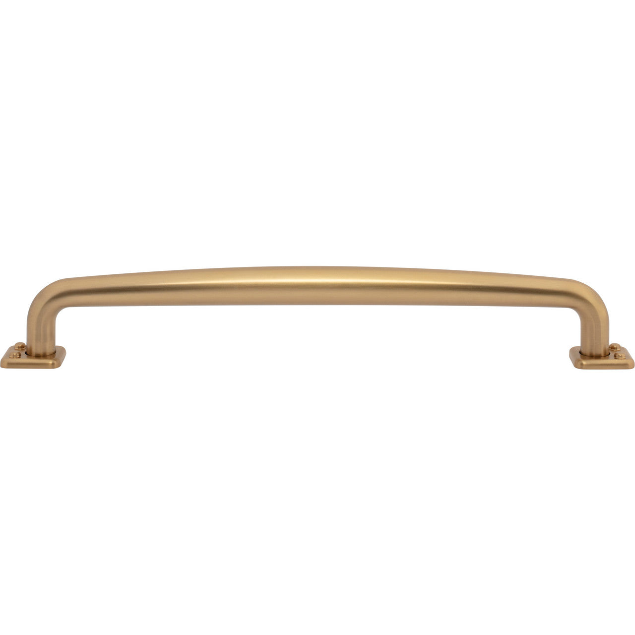 Atlas A547-WB: 12" cc Benning D-Handle Appliance Pull - Warm Brass
