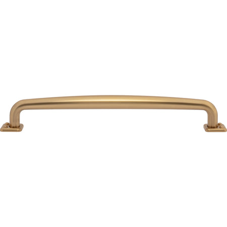 Atlas A547-WB: 12" cc Benning D-Handle Appliance Pull - Warm Brass