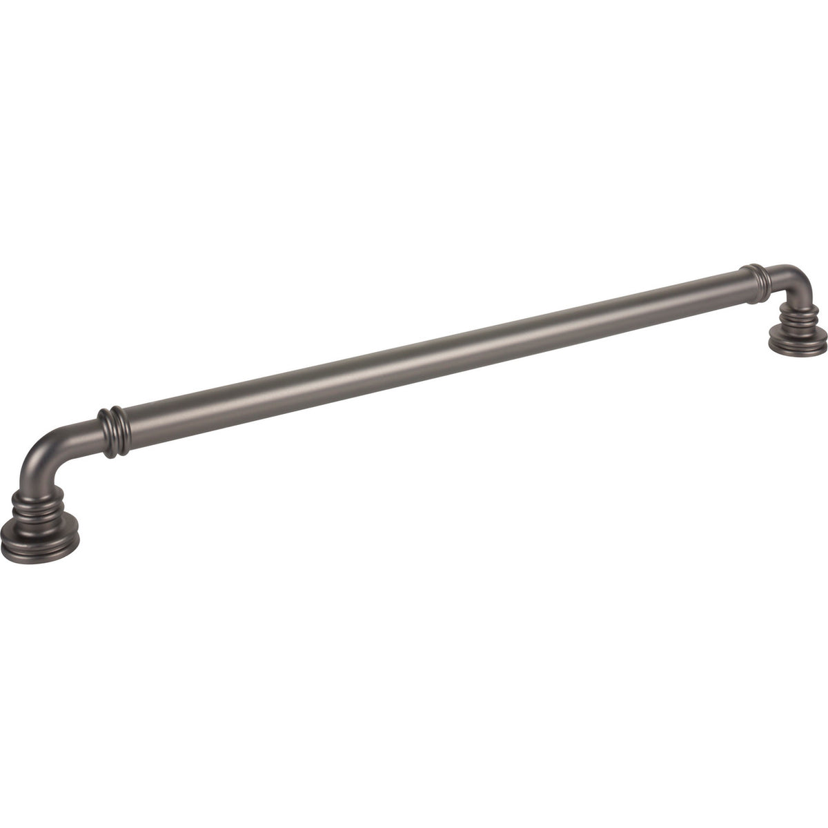 Top Knobs TK3148AG: 18" cc Cranford D-Handle Cabinet Pull - Ash Gray