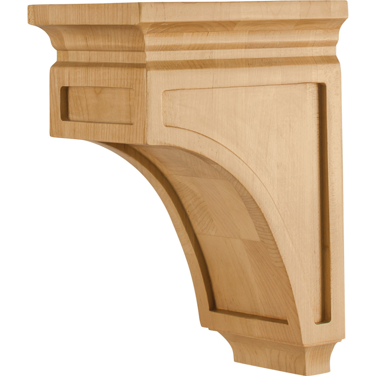 Hardware Resources CORO-5-WO: 5" x 7" x 10" Mission Corbel - White Oak