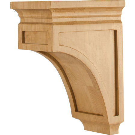 Hardware Resources CORO-5-WO: 5" x 7" x 10" Mission Corbel - White Oak
