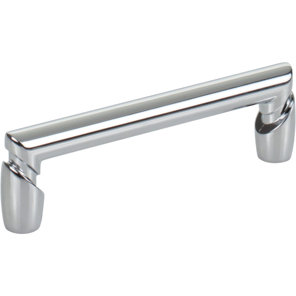 Top Knobs TK3132PC: 3-3/4" cc Florham Round Bar Cabinet Pull - Polished Chrome
