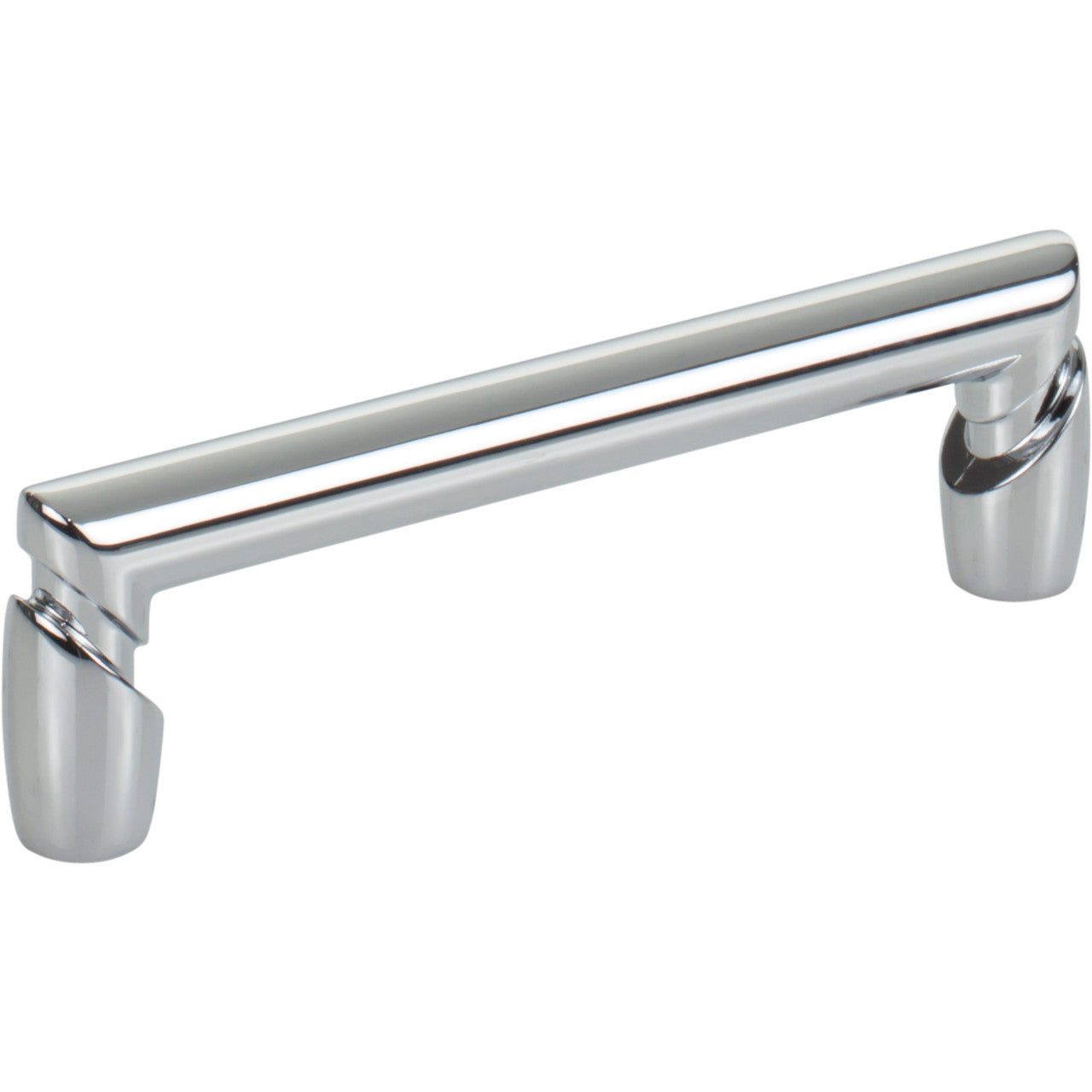 Top Knobs TK3132PC: 3-3/4" cc Florham Round Bar Cabinet Pull - Polished Chrome
