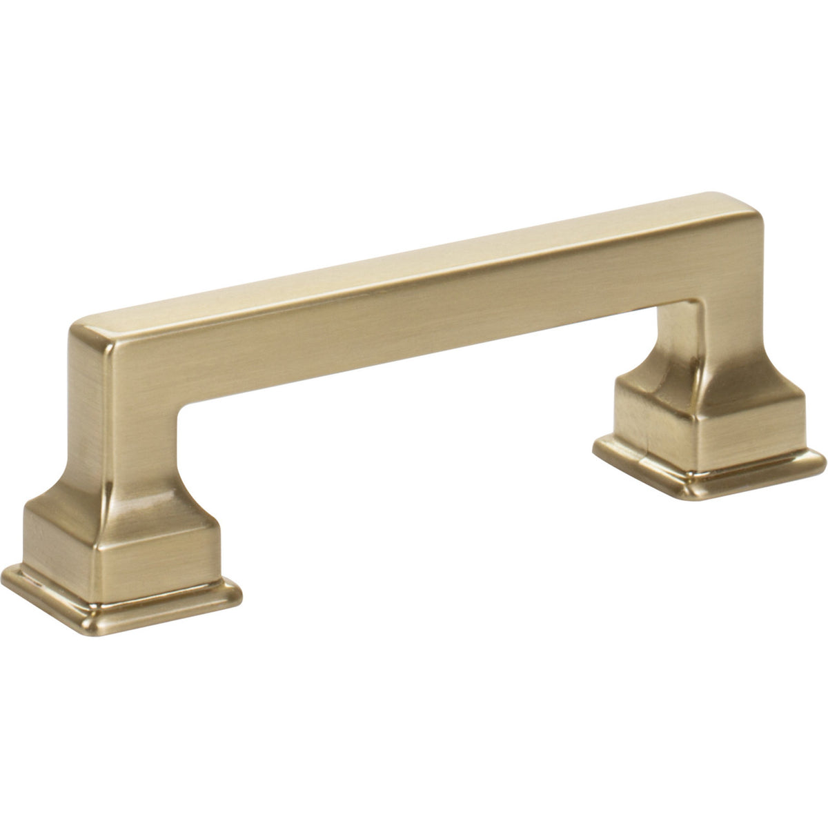 Atlas A621-WB: 3" cc Erika Cabinet Pull - Warm Brass