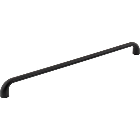 Jeffrey Alexander 329-305MB: 305mm cc Loxley Bar Cabinet Pull - Matte Black