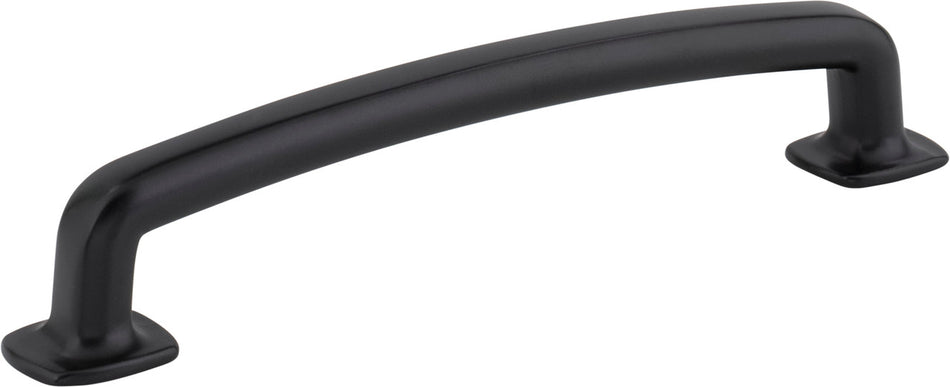 Jeffrey Alexander MO6373-128MB: 128mm cc Belcastel 1 Cabinet Pull - Matte Black