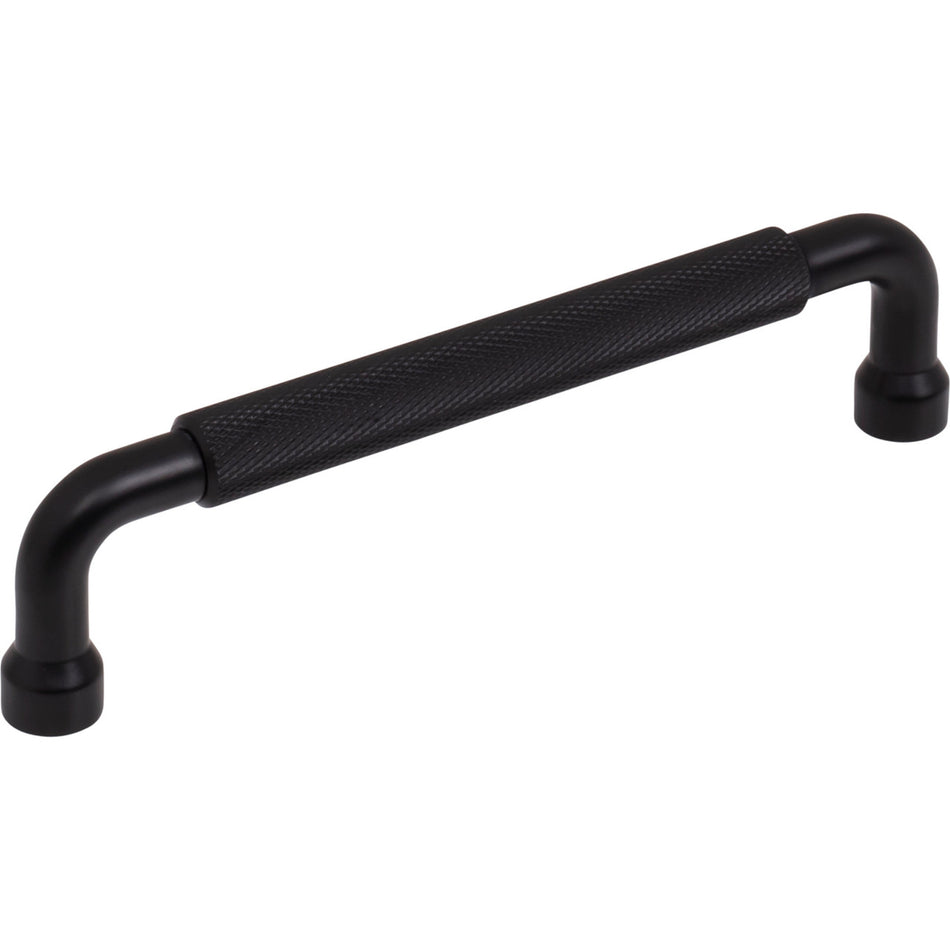 Top Knobs TK3263BLK: 5-1/16" cc Garrison Bar Cabinet Pull - Flat Black