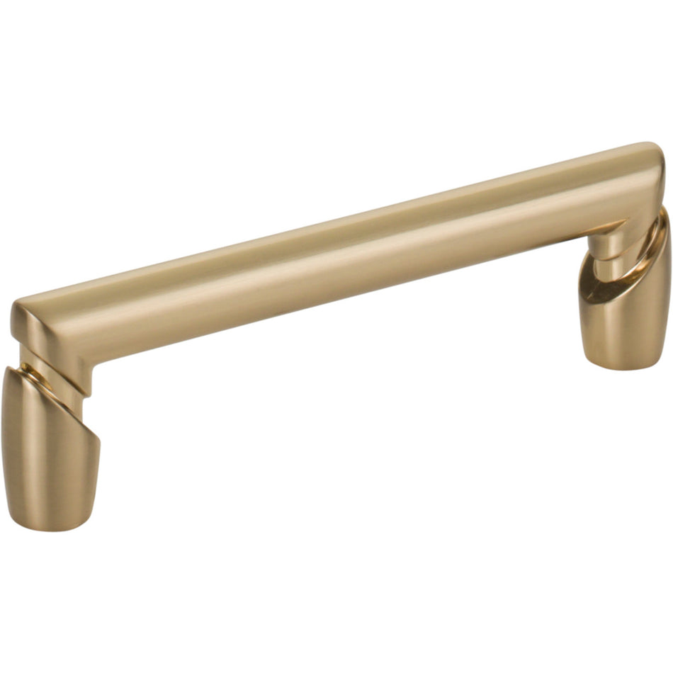 Top Knobs TK3132HB: 3-3/4" cc Florham Round Bar Cabinet Pull - Honey Bronze