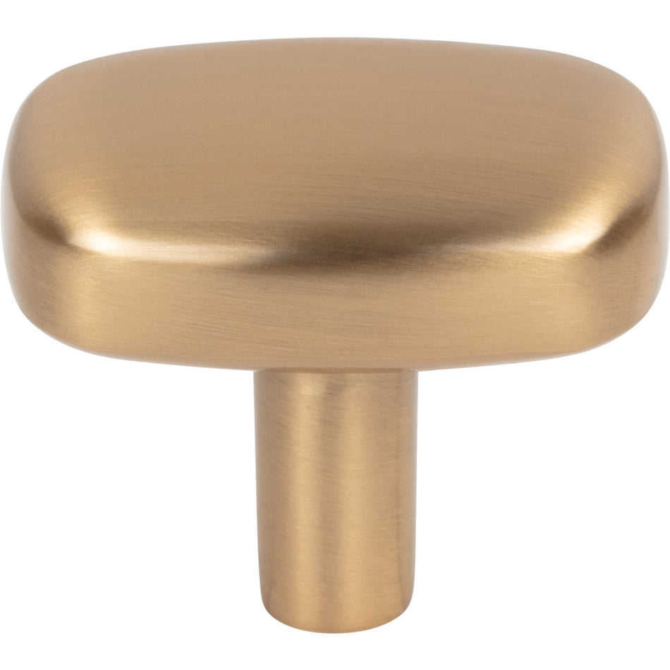 Jeffrey Alexander 329L-SBZ: 1-1/2" Loxley Rectangle Cabinet Knob - Satin Bronze